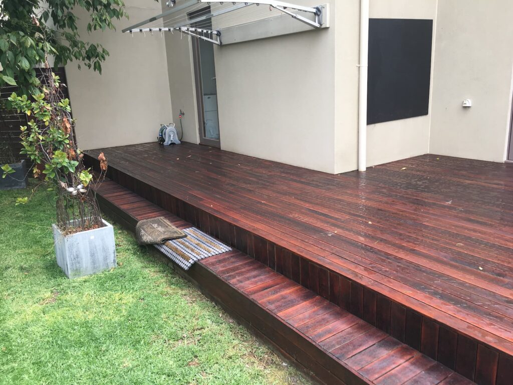 Deck sanding in McCrae