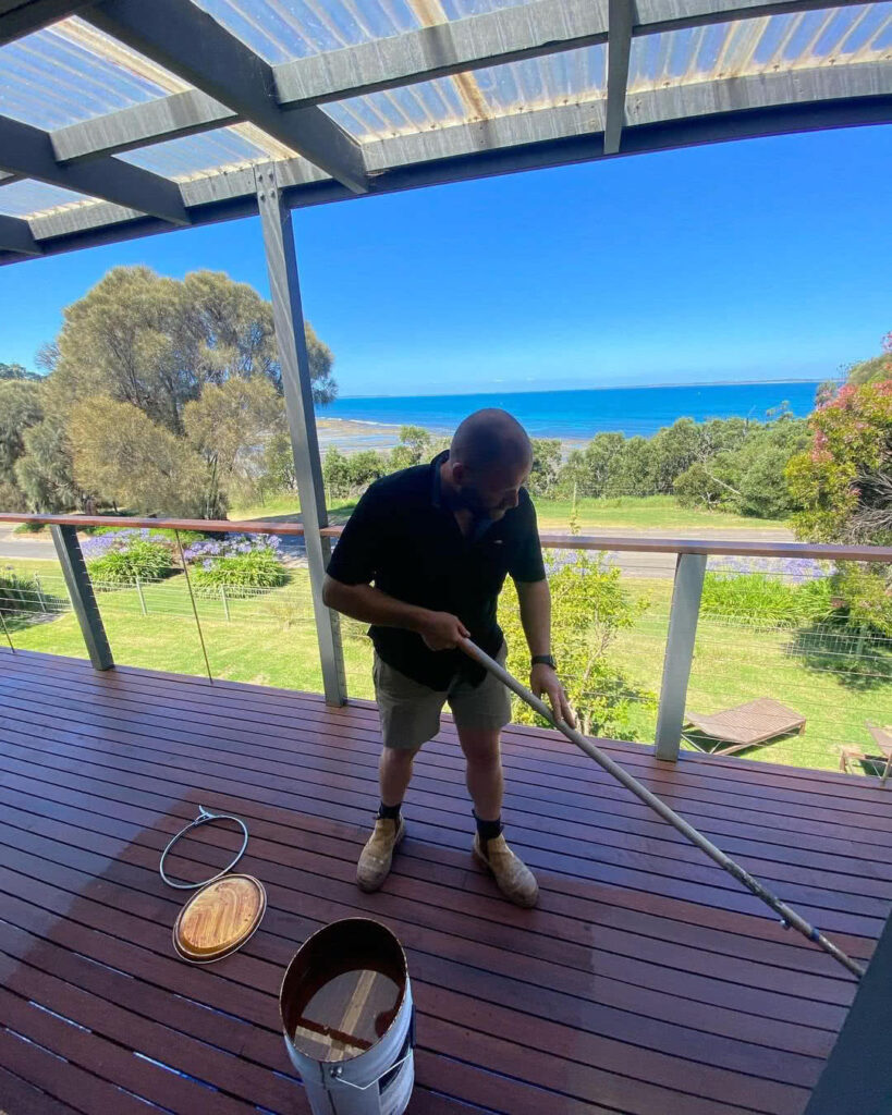 Adding Varnish To A Deck