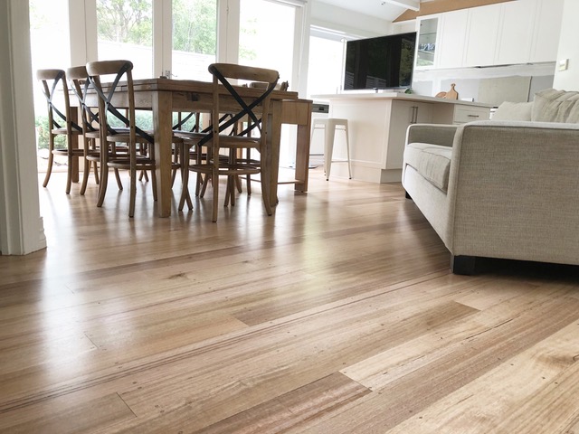 Natural Timber Floor After Restoration