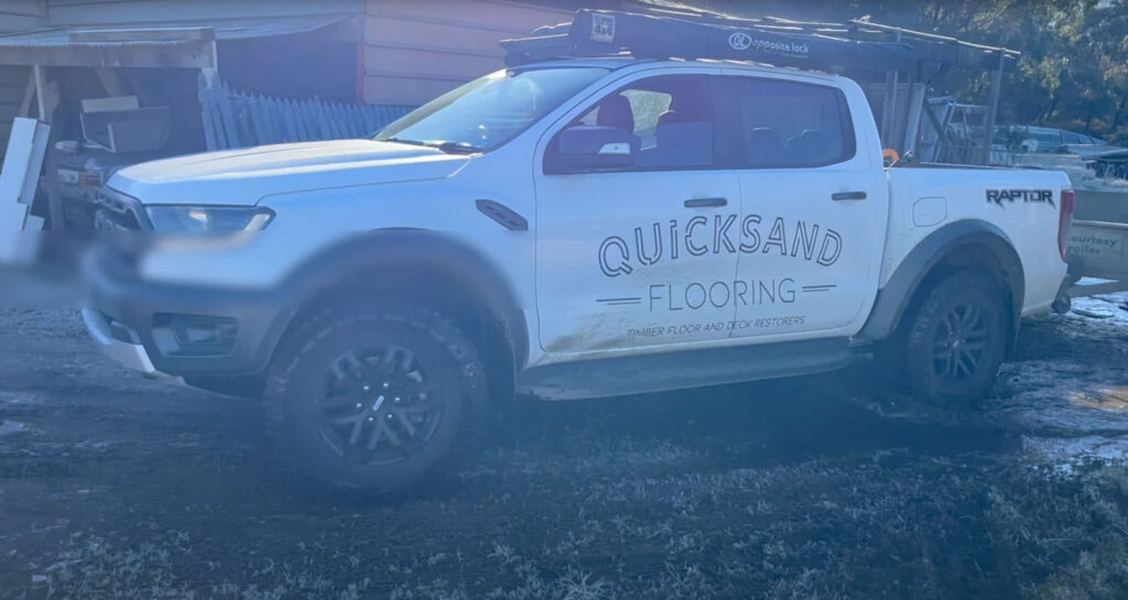 Quicksand flooring ute