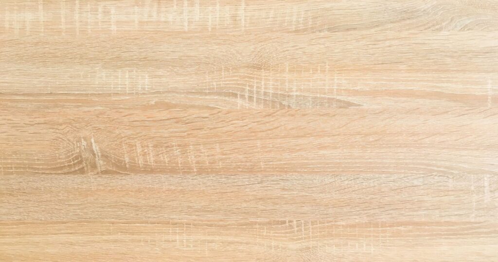 Scratched timber flooring