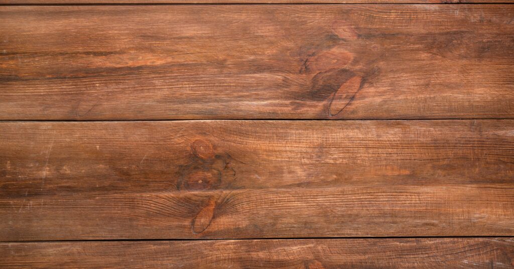 Close up of wooden floor with moisture in it